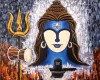Furnato | Beautiful Poster of Shiva | P2 | Adhesive Poster | 15 Inch X 12 Inch