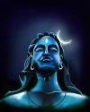 Furnato | Beautiful Poster of Adiyogi Shiva | P4 | Adhesive Poster | 12 Inch X 15 Inch