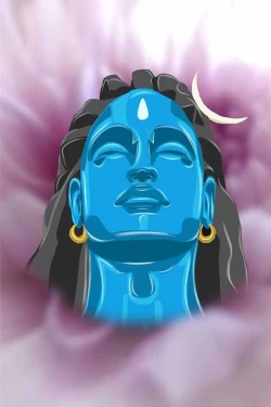 Furnato | Beautiful Poster of Shiva | P5 | Adhesive Poster | 12 Inch X 18 Inch