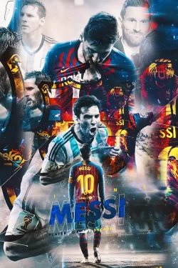Furnato | Beautiful Poster of Lionel Messi | PSF8 | Adhesive Poster | 12 Inch X 18 Inch