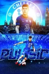 Furnato | Beautiful Poster of Christian Pulisic | PSF17 | Adhesive Poster | 12 Inch X 18 Inch