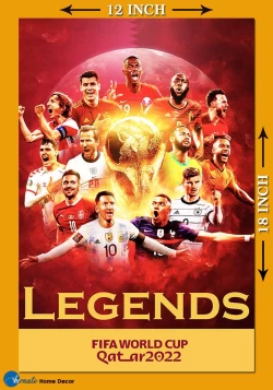Furnato | Beautiful Poster of Legends | PSF18 | Adhesive Poster | 12 Inch X 18 Inch
