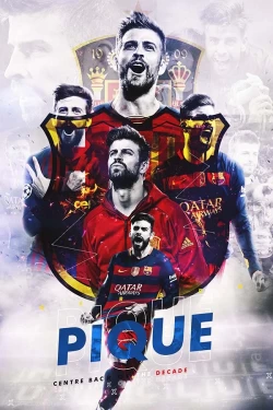 Furnato | Beautiful Poster of Gerard Pique | PSF19 | Adhesive Poster | 12 Inch X 18 Inch