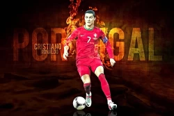Furnato | Beautiful Poster of Cristiano Ronaldo | PSF20 | Adhesive Poster | 12 Inch X 18 Inch