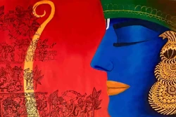 Furnato | Beautiful Poster of Lord Ram | P123 | Adhesive Poster | 18 Inch X 12 Inch