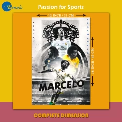 Furnato | Beautiful Poster of Marcelo | PSF28 | Adhesive Poster | 12 Inch X 18 Inch