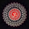 Furnato | Beautiful Poster of Om | P151 | Adhesive Poster | 12 Inch X 12 Inch