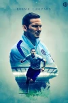 Furnato | Beautiful Poster of Frank Lampard | PSF33 | Adhesive Poster | 12 Inch X 18 Inch