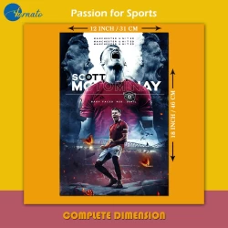 Furnato | Beautiful Poster of Scott McTominay  | PSF35 | Adhesive Poster | 12 Inch X 18 Inch