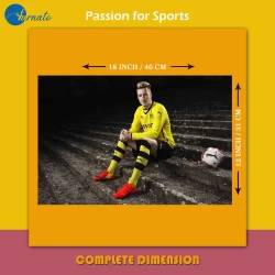 Furnato | Beautiful Poster of Marco Reus | PSF36 | Adhesive Poster | 12 Inch X 18 Inch