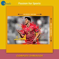 Furnato | Beautiful Poster of MARCO ASENSIO | PSF37 | Adhesive Poster | 18 Inch X 12 Inch