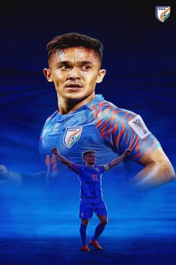 Furnato | Beautiful Poster of Sunil Chhetri | PSF39 | Adhesive Poster | 12 Inch X 18 Inch