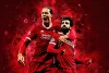 Furnato | Beautiful Poster of Salah & Van dijk | PSF41 | Adhesive Poster | 12 Inch X 18 Inch
