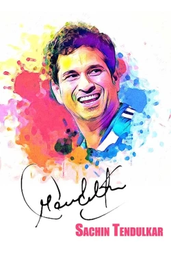 Furnato | Beautiful Poster of Sachin Tendulkar | P27 | Adhesive Poster | 12 Inch X 18 Inch