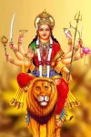 Furnato | Beautiful Poster of Santoshi Maa | P180 | Adhesive Poster | 12 Inch X 18 Inch