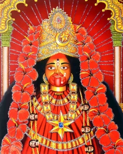 Furnato | Beautiful Poster of Maa Tara | P191 | Adhesive Poster | 12 Inch X 15 Inch