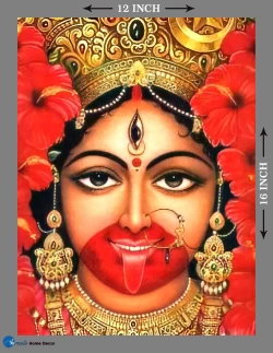 Furnato | Beautiful Poster of Maa Tara | P193 | Adhesive Poster | 12 Inch X 16 Inch
