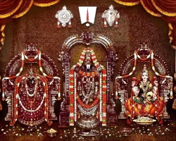 Furnato | Beautiful Poster of Balaji | P196 | Adhesive Poster | 15 Inch X 12 Inch