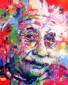 Furnato | Beautiful Poster of Albert Einstein | P21 | Adhesive Poster | 12 Inch X 15 Inch
