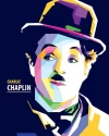 Furnato | Beautiful Poster of Charlie Chaplin | P22 | Adhesive Poster | 12 Inch X 15 Inch