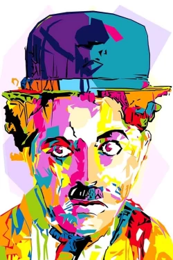 Furnato | Beautiful Poster of Charlie Caplin | P25 |Adhesive Poster | 12 Inch X 18 Inch