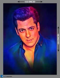 Furnato | Beautiful Poster of Salman Khan | P47 | Adhesive Poster | 12 Inch X 16 Inch