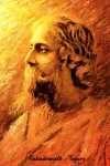 Furnato | Beautiful Poster of Rabindranath Tagore | P49 | Adhesive Poster | 12 Inch X 18 Inch
