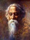 Furnato | Beautiful Poster of Rabindranath Tagore | P50 | Adhesive Poster | 12 Inch X 16 Inch