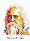 Furnato | Beautiful Poster of Rabindranath Tagore | P52 | Adhesive Poster | 12 Inch X 16 Inch